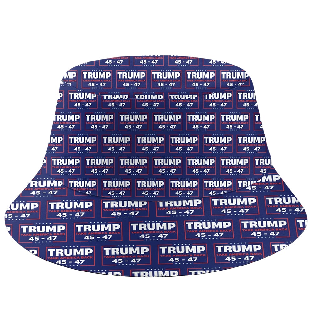Trump Take America Back 45 47 Bucket Hat Trump Take America Back 45-47 Bucket Hat
