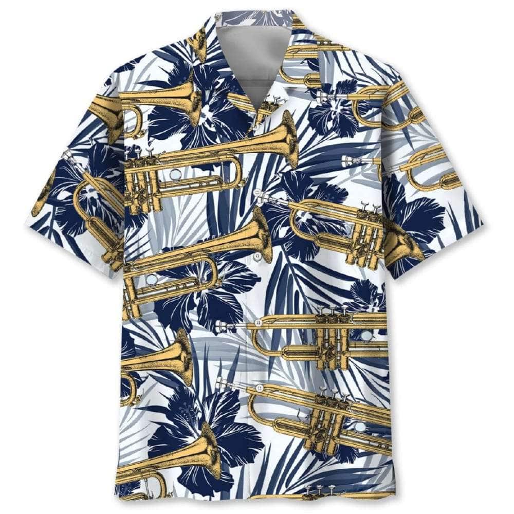 Trumpet Hibiscus Hawaiian Shirt Trumpet Hibiscus Hawaiian Shirt