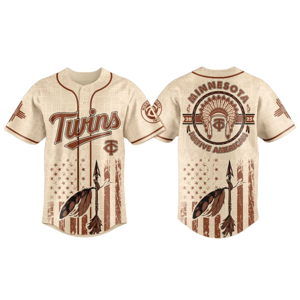 Twins Native American Heritage Month Baseball Jersey 2025 Twins Native American Heritage Month Baseball Jersey 2025