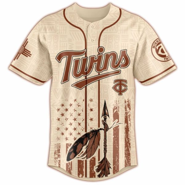 Twins Native American Heritage Month Baseball Jersey 2025