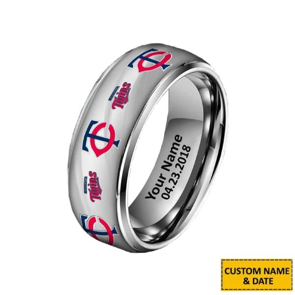 Twins Special Rings Custom Any Name And Date
