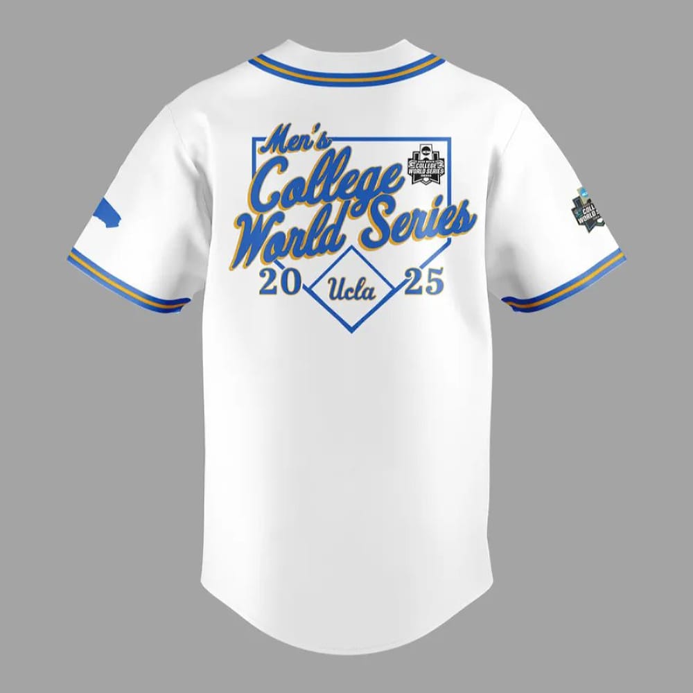 UCLA Men’s College World Series Baseball Jersey 2025 UCLA Men’s College World Series Baseball Jersey 2025