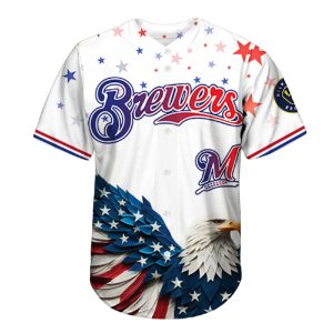 Brewers Independence Day Baseball Jersey 2025 2