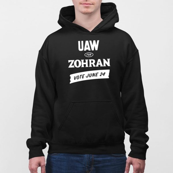 Uaw For Zohran Vote June 24 Shirt