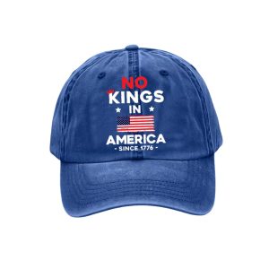No King In America Since 1776 Printed Hat1