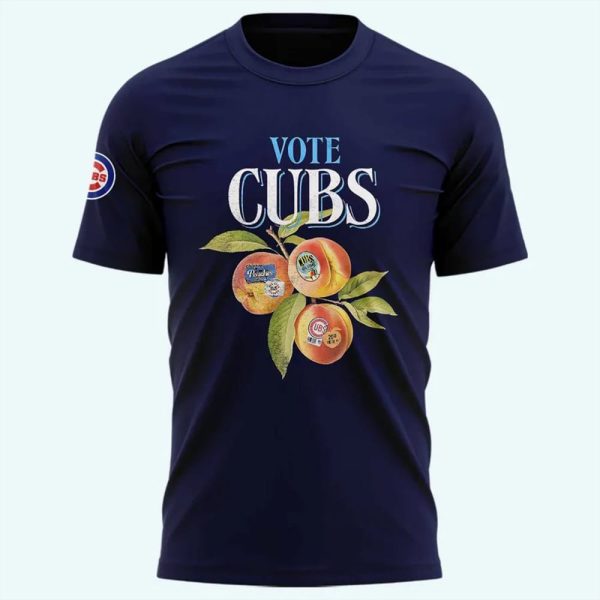 Vote Cubs Peach Shirt 2025