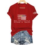 We The People No Kings in America Pride Month Shirt