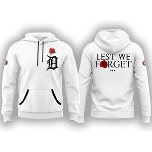 2025 Tigers Memorial Day Lest We Forget Hoodie