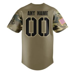 Trash Pandas Military Appreciation Night 2025 Baseball Jersey2
