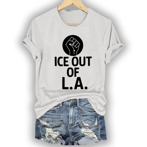Women’s Retro ICE Out of LA Print T-Shirt