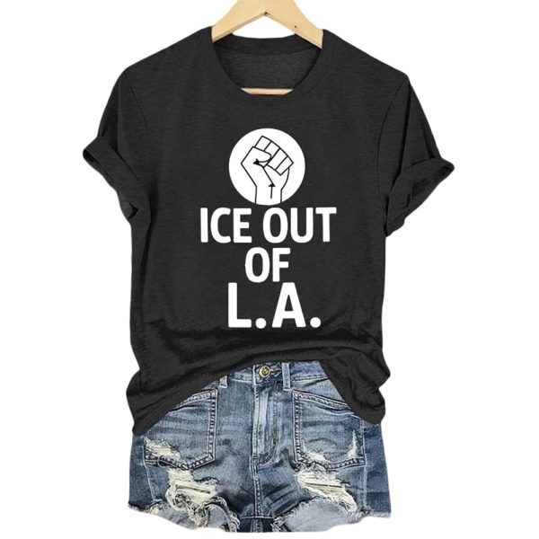 Women’s Retro ICE Out of LA Print T-Shirt