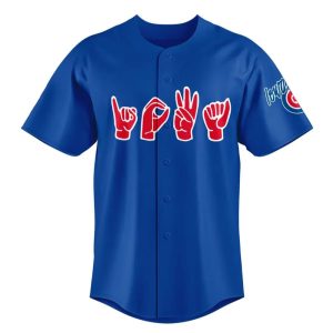 Iowa Cubs American Sign Language Night 2025 Baseball Jersey