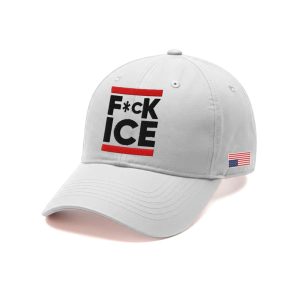 America LA Fuck ICE Print Baseball Cap1
