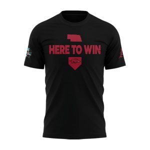 2025 Here To Win Arkansas Baseball Shirt1