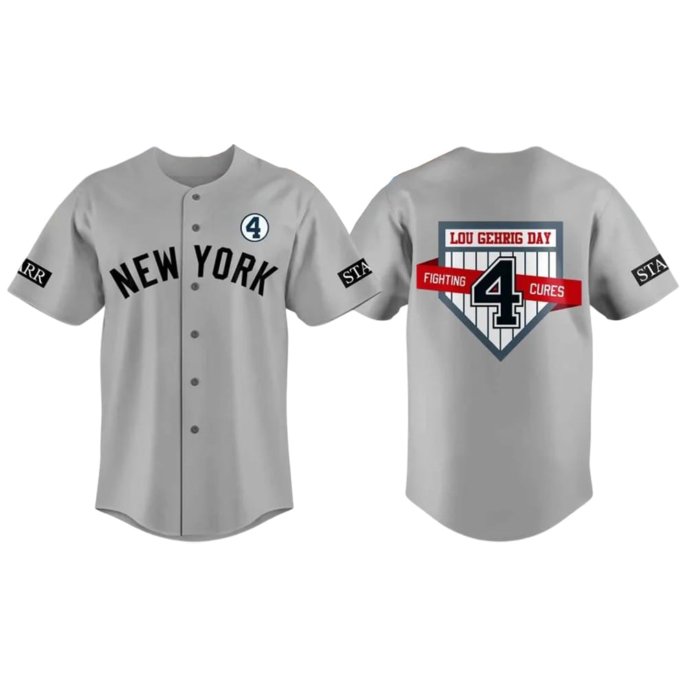Yankees 2025 Lou Gehrig Day Jersey Yankees 2025 Lou Gehrig Day Jersey