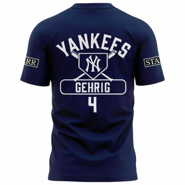 Yankees 2025 Lou Gehrig Day Shirt