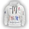 Yankees 4th Of July Custom Name Quarter Zip Hoodie
