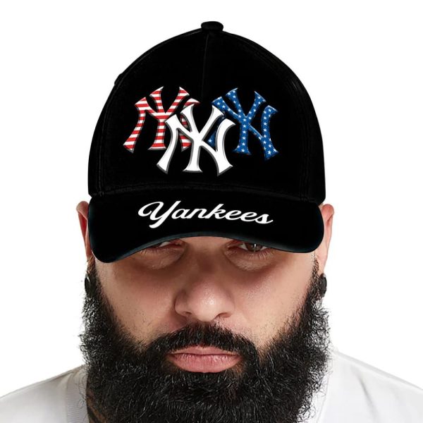 Yankees 4th Of July Customized Classic Cap