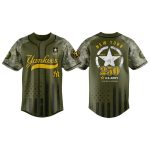 Yankees US Army's 250th Birthday Jersey 2025