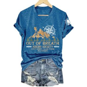 Out Of Breath Hiking Society Dont Worry Ill Be There Soon Shirt2