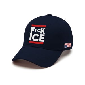 America LA Fuck ICE Print Baseball Cap3