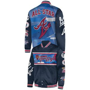 Usher Braves Peace Up A Town Down Bomber Jacket