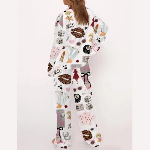 Western Cowgirl Glam Silky Satin Pajama Set3