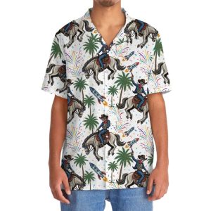 Cowboy Proud Of America Hawaiian Shirt2