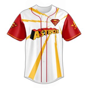 2025 Astros x Superman Man Of Steel Jersey1