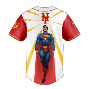 2025 Mets x Superman Man Of Steel Jersey2