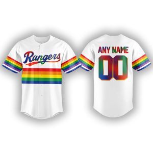 Rangers Pride Night 2025 Baseball Jersey