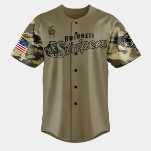 Stripers Military Appreciation Night 2025 Baseball Jersey1
