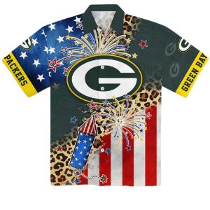 Packers 4th Of July Independence Day Hawaiian Shirt 2