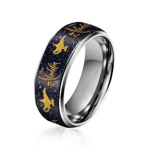 Aladdin Silver Tungsten Rings 2 Aladdin Silver Tungsten Rings2