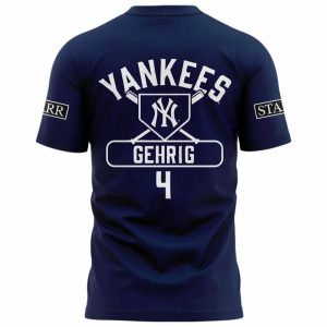 Yankees 2025 Lou Gehrig Day Shirt2