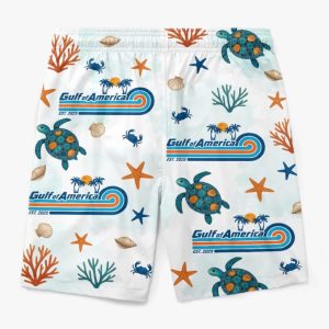 Gulf Of America Est 2025 Beach Shorts1