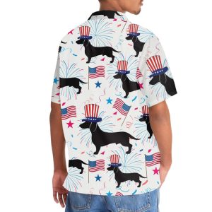 Dachshund USA Proud Hawaiian Shirt3
