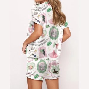 Coquette Bow Wicked Silky Satin Pajama Set1