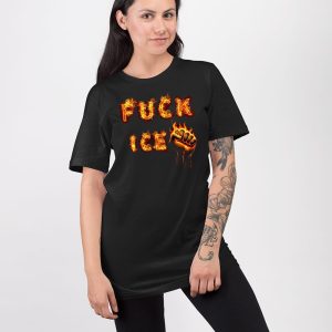 Womens FUCK ICE Flame Shirt 5