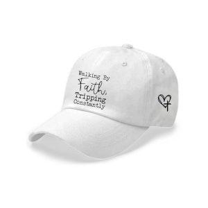 Walking By Faith Tripping Constantly Faith Printed Baseball Cap1