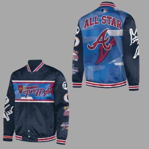 Usher Braves Peace Up A Town Down Bomber Jacket1