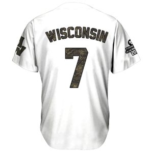 Morgan Wallen Im The Problem Wisconsin Badgers Jersey 2