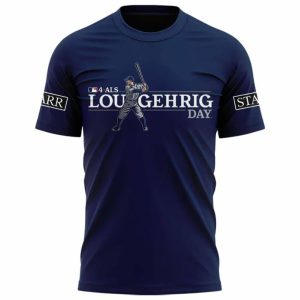 Yankees 2025 Lou Gehrig Day Shirt1