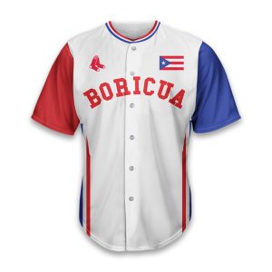 Red Sox Puerto Rican Celebration Jersey 2025 Giveaway