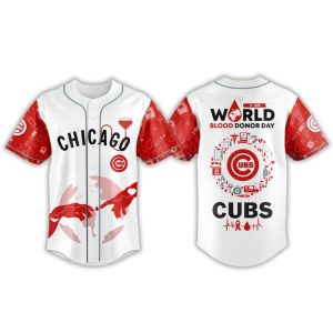 2025 Cubs World Blood Donor Day Jersey