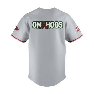 Arkansas Baseball Omahogs Baseball Jersey 2025 3