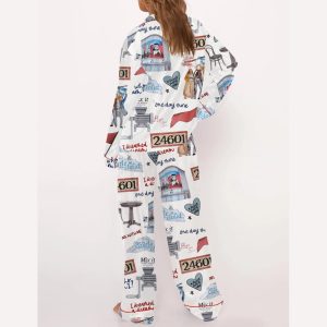 Les Miserables The Musical Silky Satin Pajama Set3