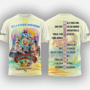 Jimmy Buffett Its 5 Oclock Somewhere 3D Shirt