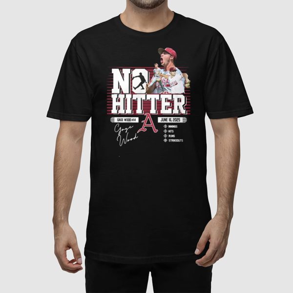 Gage Wood No Hitter 2025 Shirt