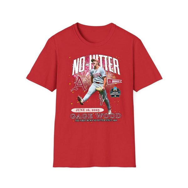 Gage Wood The First MCWS No-Hitter Since 1960 Shirt